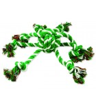 Přetahovadlo DOG FANTASY chobotnice zeleno-bílá 45 cm