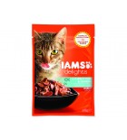 Kapsička IAMS Cat delights tuna & herring in jelly - 85 g