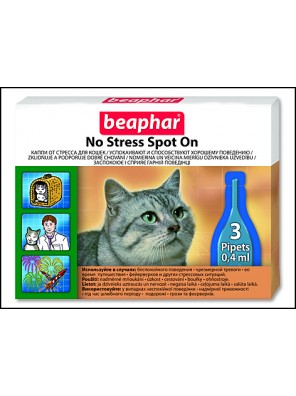 BEAPHAR No Stress Spot On pro kočky - 1.2 ml