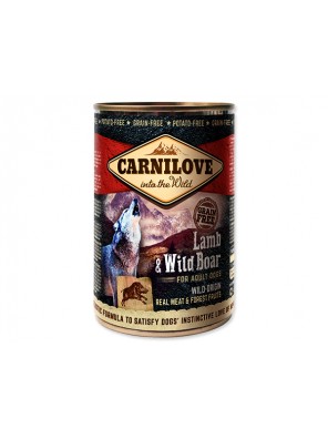 CARNILOVE Wild Meat Lamb & Wild Boar 400g
