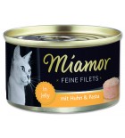 Konzerva MIAMOR Feine Filets kuře + těstoviny v želé - 100 g