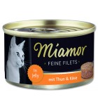 Konzerva MIAMOR Feine Filets tuňák + sýr v želé - 100 g