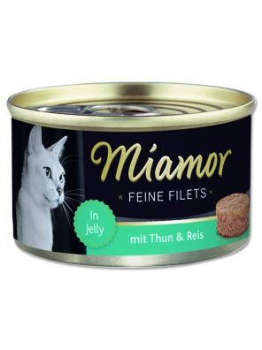 Konzerva MIAMOR Feine Filets tuňák + rýže v želé - 100 g