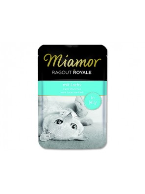 Kapsička MIAMOR Ragout Royale losos v želé - 100 g