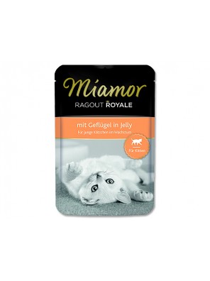 Kapsička MIAMOR Ragout Royale kitten drůbeží v želé - 100 g