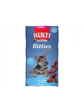 Pochoutka RINTI Extra Bitties Puppy kuře + hovězí - 75 g