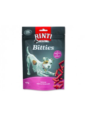Pochoutka RINTI Extra Bitties karotka + špenát - 100 g