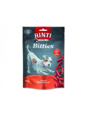 Pochoutka RINTI Extra Bitties kuře+ rajče + dýně - 100 g