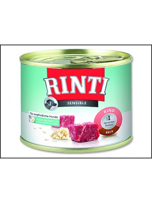 Konzerva RINTI Sensible hovězí + rýže - 185 g