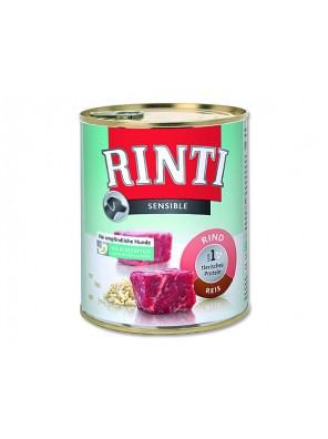 Konzerva RINTI Sensible hovězí + rýže - 800 g