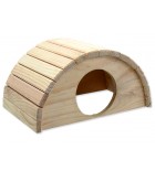 Domek SMALL ANIMAL Půlkruh dřevěný 31 x 20 x 15,5 cm