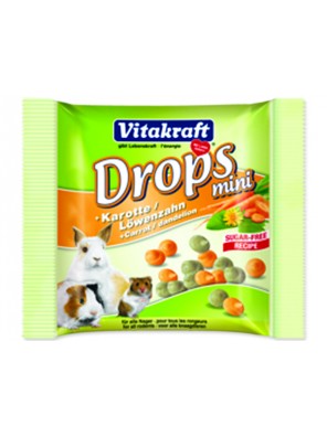 Drops VITAKRAFT Happy Karotte Rabbit - 40 g