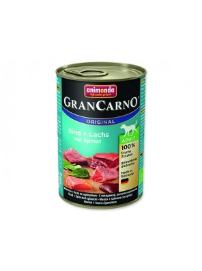 Konzerva ANIMONDA Gran Carno losos + špenát - 400 g