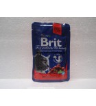 Kapsička BRIT Premium Cat Beef Stew & Peas - 100 g