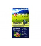 ONTARIO Puppy Mini Lamb & Rice - 6.5 kg