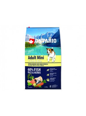 ONTARIO Adult Mini Fish & Rice - 6.5 kg