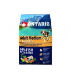 ONTARIO Adult Medium Fish & Rice - 2.25 kg