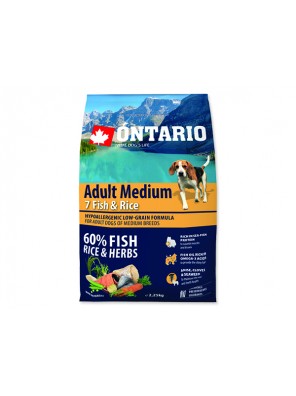 ONTARIO Adult Medium Fish & Rice - 2.25 kg