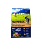 ONTARIO Adult Medium Lamb & Rice - 2.25 kg
