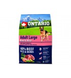 ONTARIO Adult Large Beef & Rice - 2.25 kg