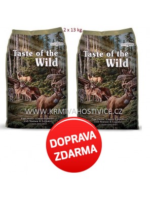 TASTE OF THE WILD Pine Forest 2 x 12,2 kg 