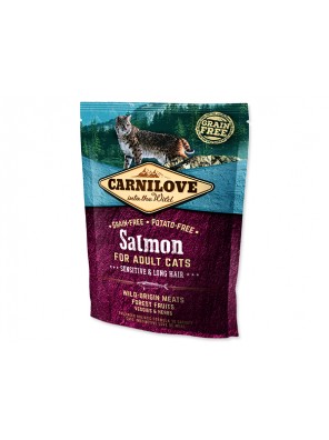 CARNILOVE Salmon Adult Cats Sensitive and Long Hair - 400 g
