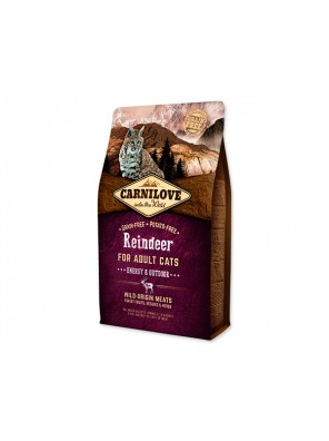 CARNILOVE Reindeer adult cats Energy and Outdoor - 2 kg