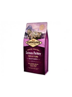 CARNILOVE Salmon and Turkey kittens Healthy Growth - 6 kg CARNILOVE Salmon and Turkey kittens Healthy Growth - 6 kg