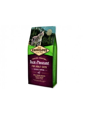 Carnilove Cat Duck&Pheasant Adult Hairball Contr 6kg Carnilove Cat Duck&Pheasant Adult Hairball Contr 6kg
