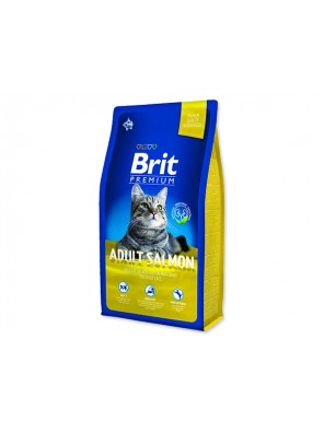 BRIT Premium Cat Adult Salmon - 8 kg