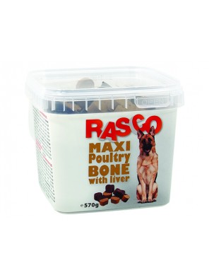 Pochoutka RASCO kost drůbeží s játry - 570 g
