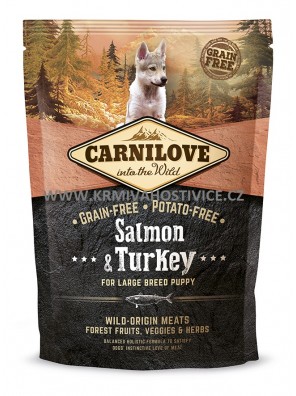 CARNILOVE Salmon & Turkey for Large Breed Puppy - 1.5 kg