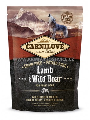CARNILOVE Lamb & Wild Boar for Adult - 1.5 kg
