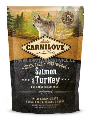 CARNILOVE Salmon & Turkey for Large Breed Adult - 1.5 kg