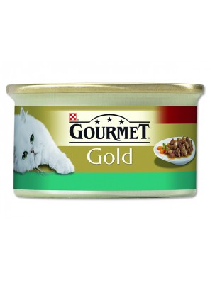 GOURMET Gold losos a kuře - 85 g