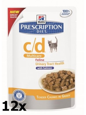 Hill's Prescription Diet Feline C/D kaps. Salmon 12 x 85 g