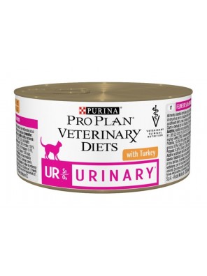 Purina PPVD Feline - UR St/Ox Urinary Turkey 195 g konzerva Purina PPVD Feline - UR St/Ox Urinary Turkey 195 g konzerva