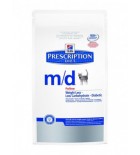 Hill's Prescription Diet Feline M/D Dry 1,5 kg