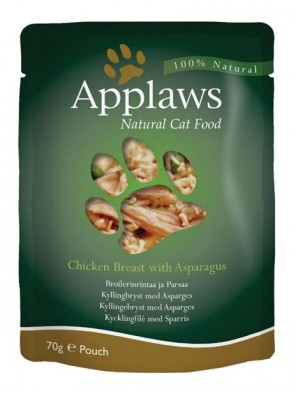 Applaws Cat kaps. kuřecí prsa a chřest 70 g