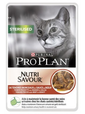 PRO PLAN Cat kaps. Sterilised Beef 85 g