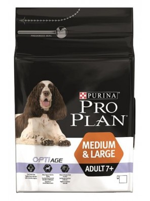 PRO PLAN Dog Adult Medium&Large 7+ 3 kg