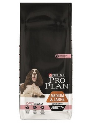 PRO PLAN Dog Adult Medium&Large 7+ Sens.Skin 14 kg