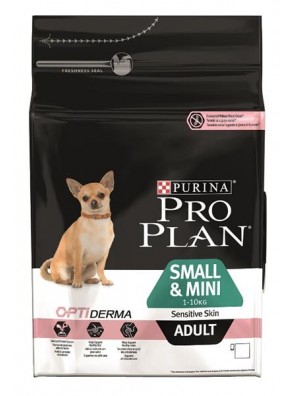 PRO PLAN Dog Adult Small&Mini Sensitive Skin 3 kg